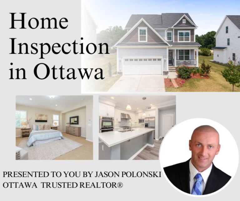 Home Inspections in Ottawa. House with a photo of Jason Polonski, Ottawa and Kanata realtor.