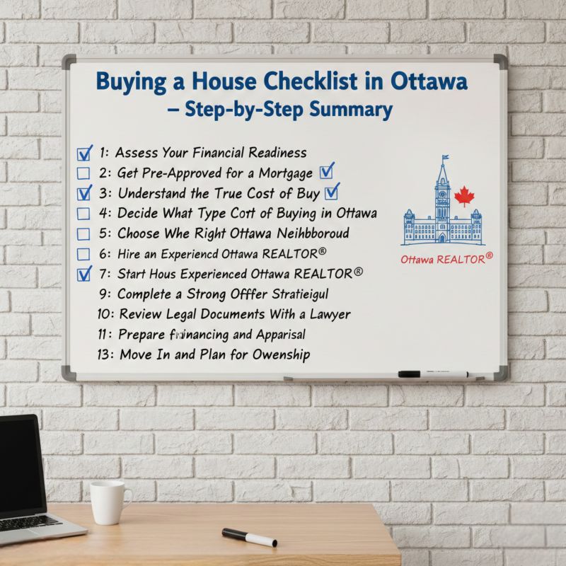 Buying a House Checklist in Ottawa_ A Complete Step-by-Step Guide for Home Buyers