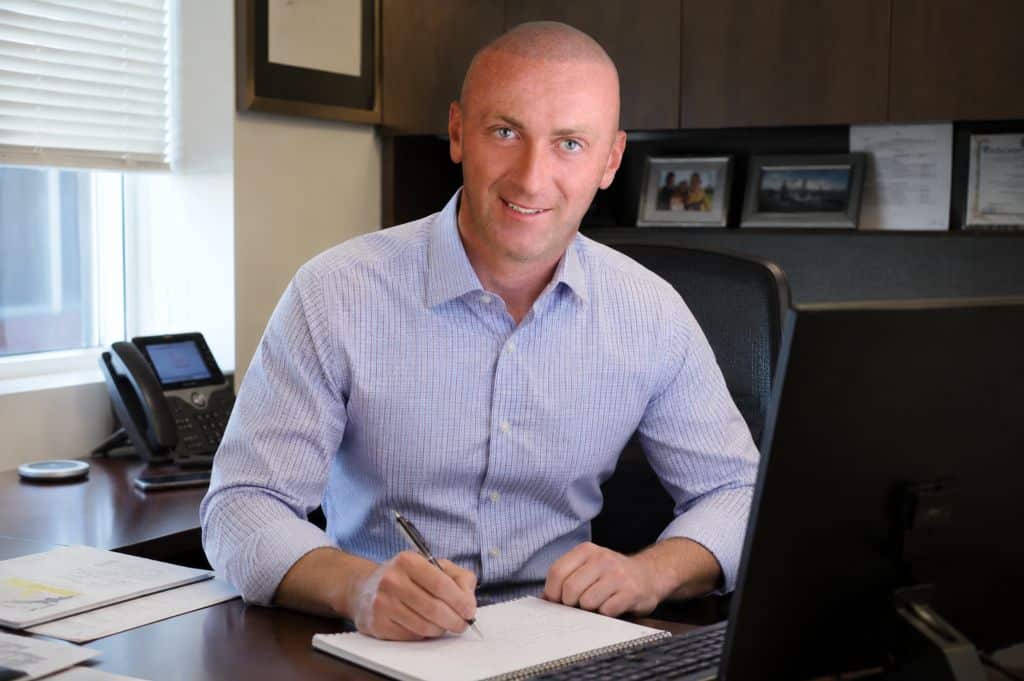 Jason Polonski- Realtor in Kanata, Ottawa working in his office