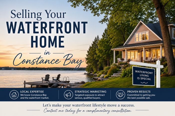 Selling Your Waterfront Home in Constance Bay