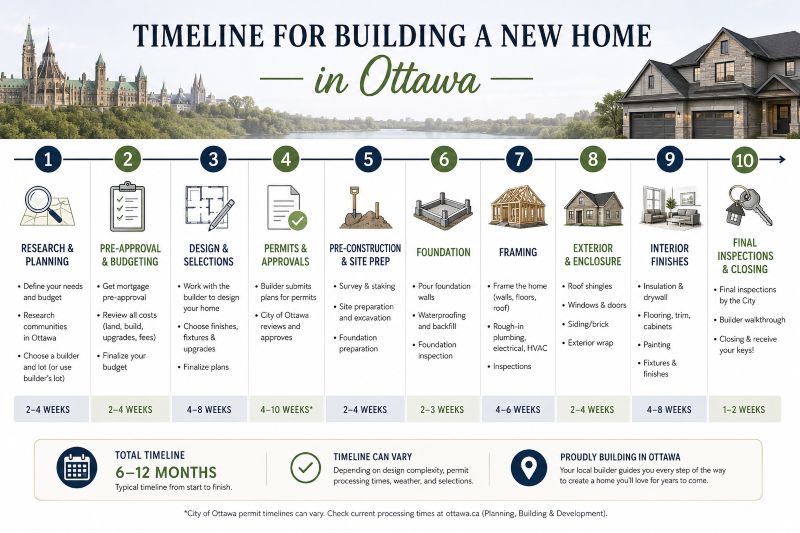 Timeline for Building a New Home in Ottawa