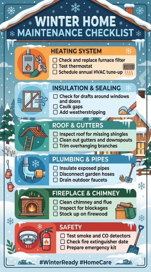 Winter Home Maintenance Checklist