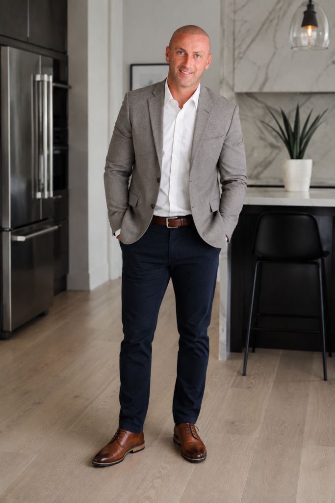 Jason Polonski, realtor in Kanata and Ottawa, standing in the kitchen